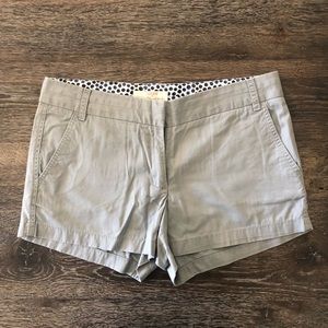 J. Crew Gray Chino Shorts